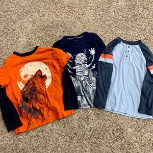 Boys lot of three size 6 long sleeve shirts